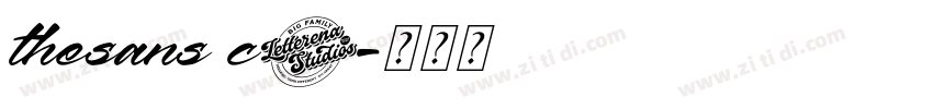thesans c5字体转换